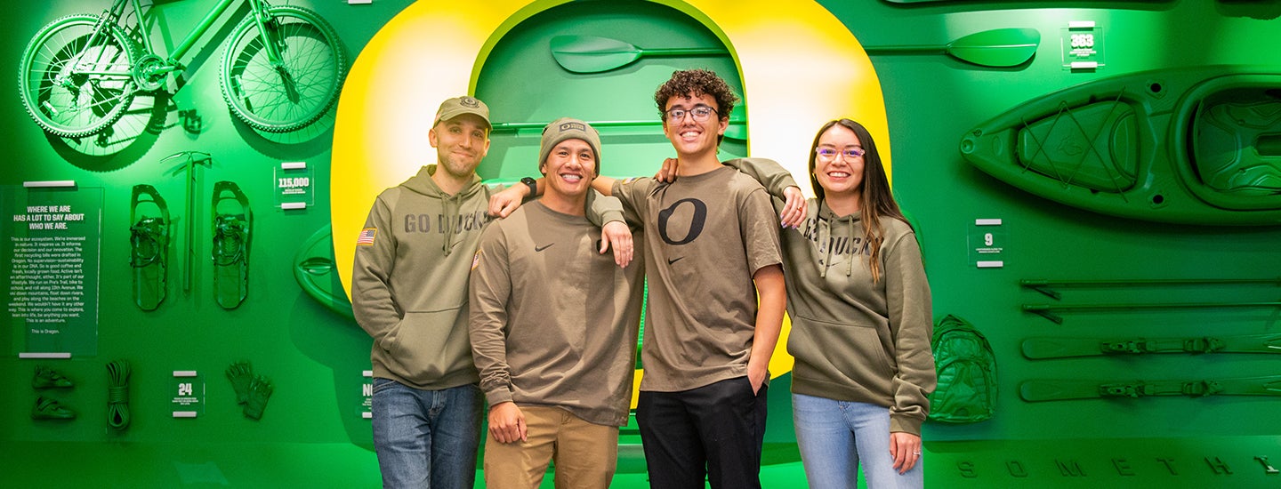 Veterans and military-affiliated students in the Student Welcome Center